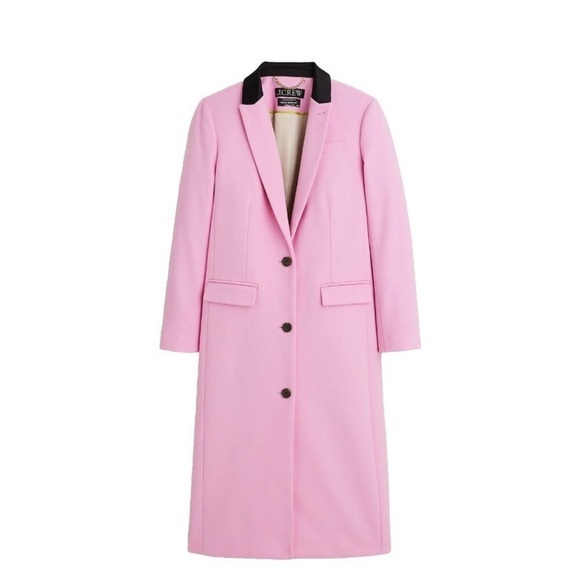 J. Crew Jackets & Blazers - J. CREW Alfie topcoat in Italian wool, polyamide, cashmere blend Barbie pink 6P